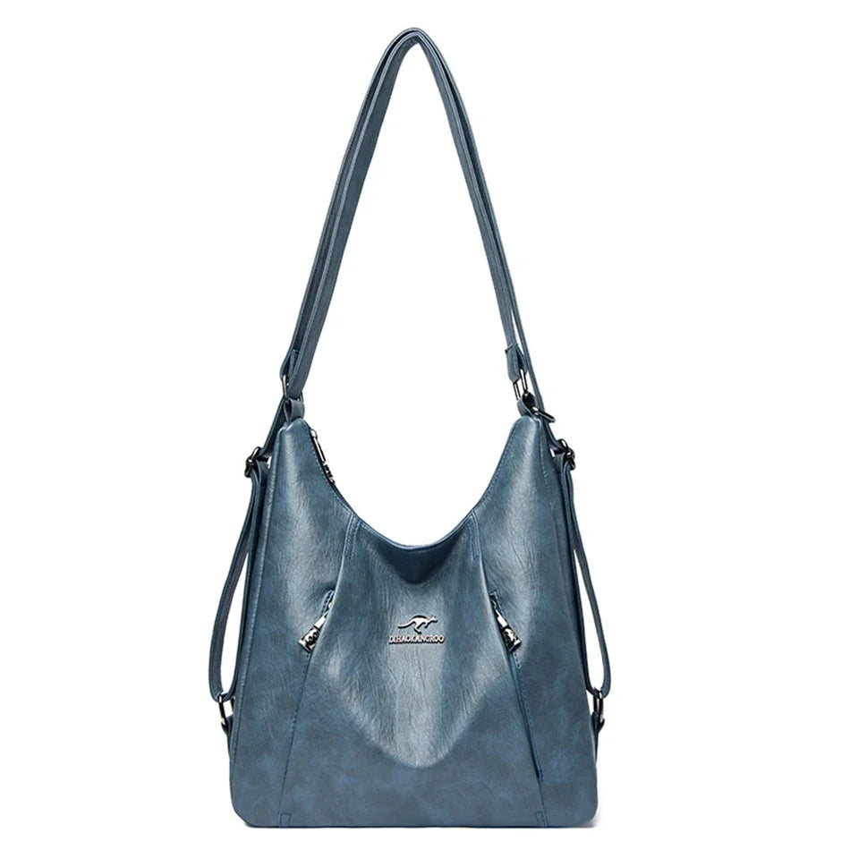 a-sac à main de luxe en cuir de haute qualité pour femme, sac à bandoulière multifonction, sac à dos de voyage