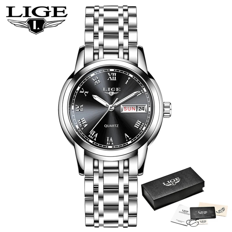 montre à quartz étanche pour femme