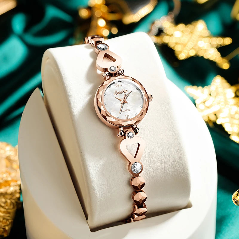 montre à cadran simple pour femme