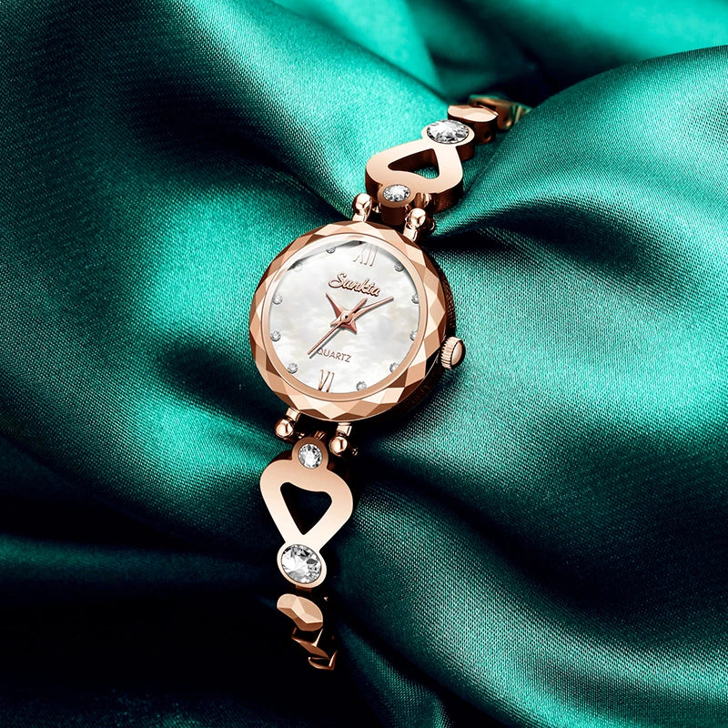 montre à cadran simple pour femme