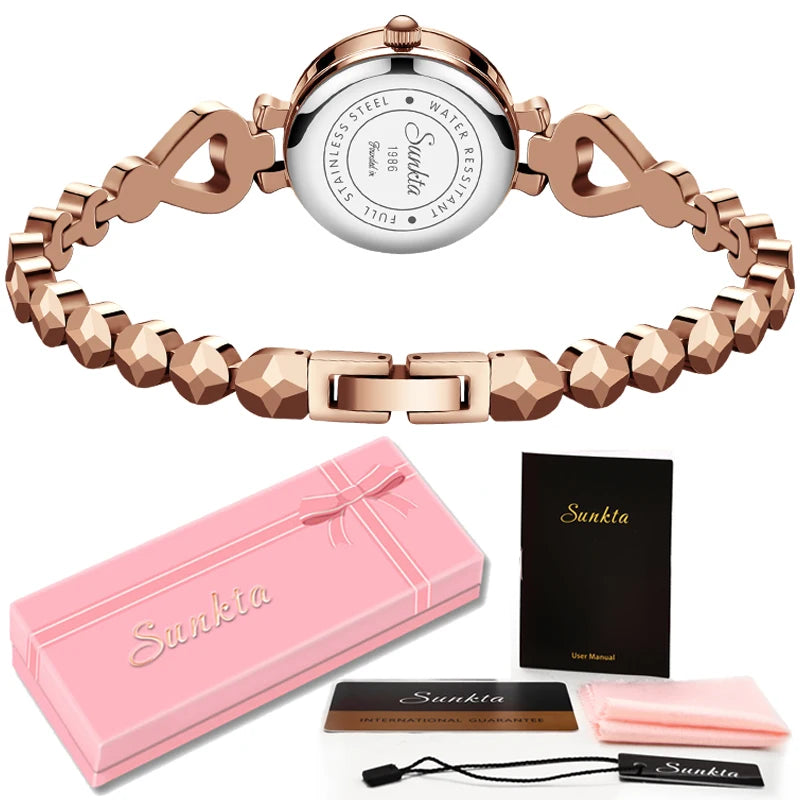 montre à cadran simple pour femme