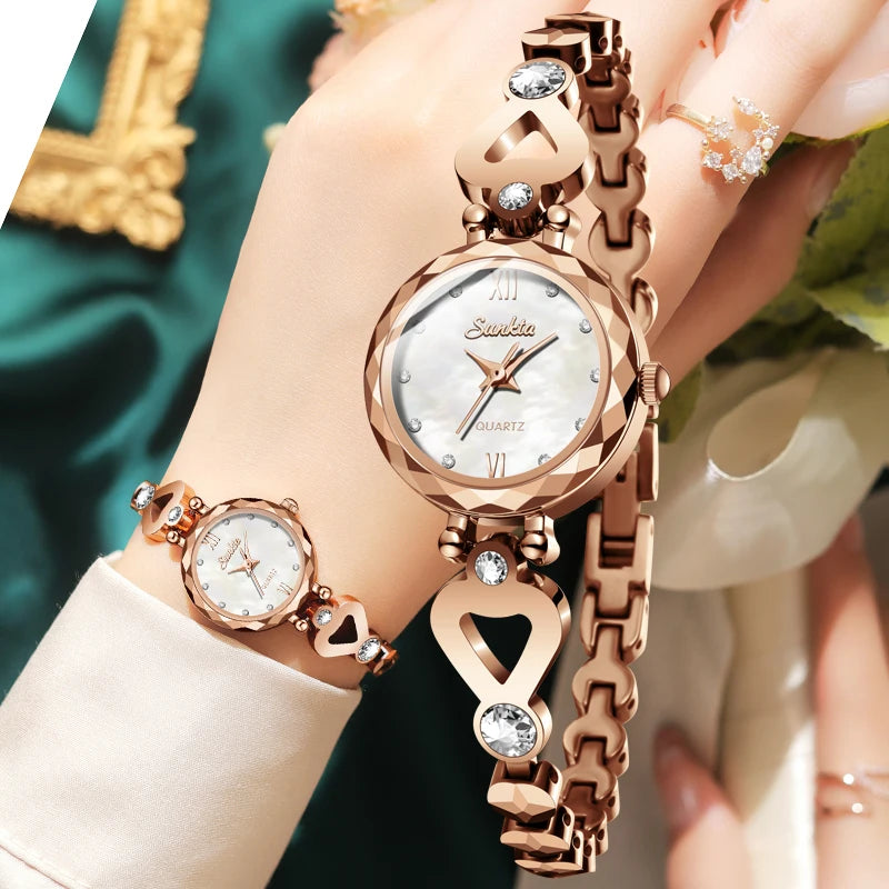 montre à cadran simple pour femme