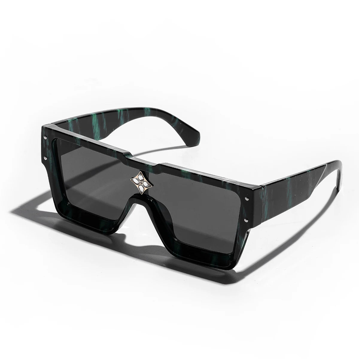 a-lunettes de soleil de luxe  pour homme et femme, marque, lunettes carrées pour  homme et femme