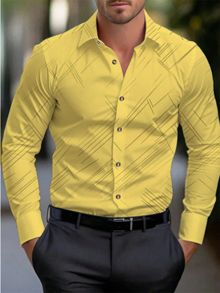 chemise à manches longues pour homme, vêtement surdimensionné pour affaires, décontracté, à la mode,