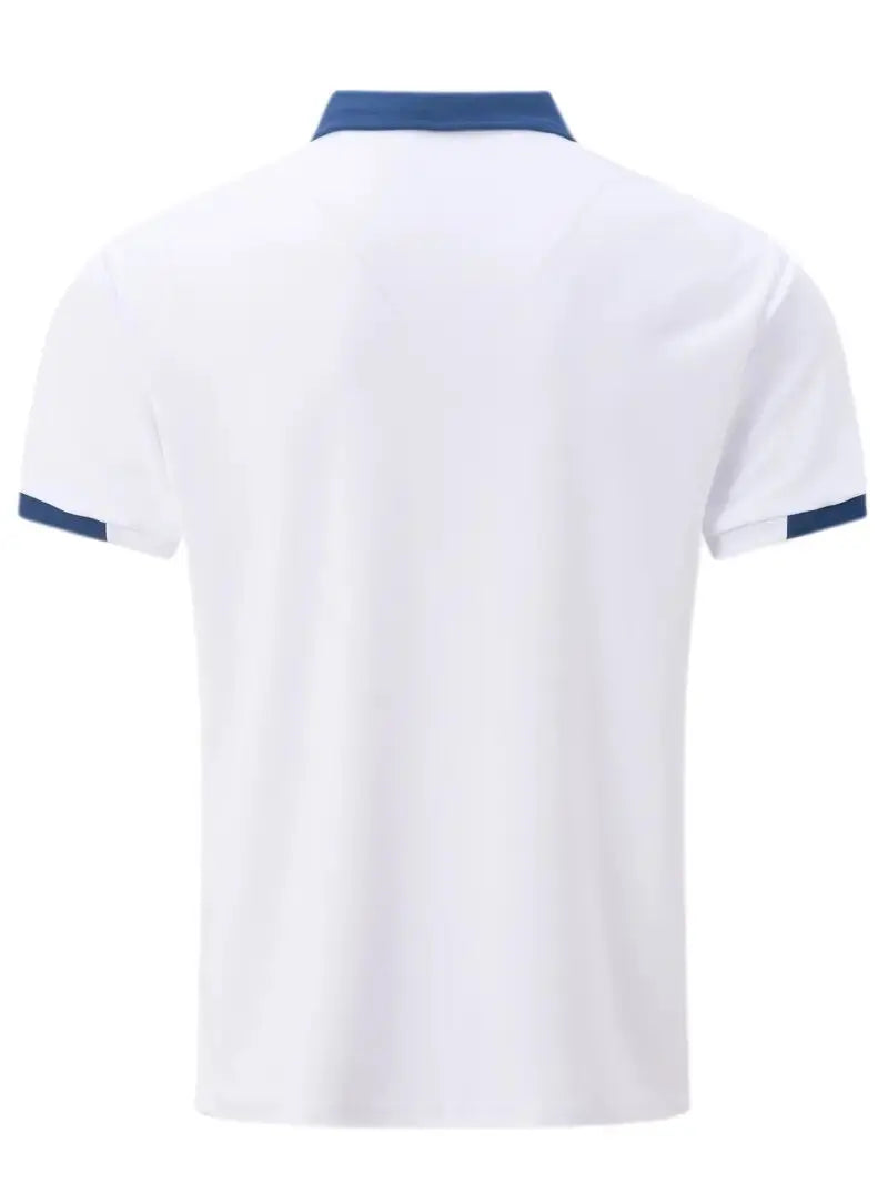 Polo classique à boutons pour hommes, décontracté, sport, respirant