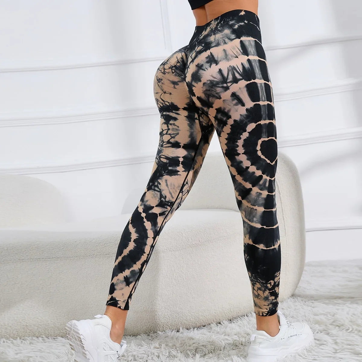 legging taille haute imprimé léopard pour femme