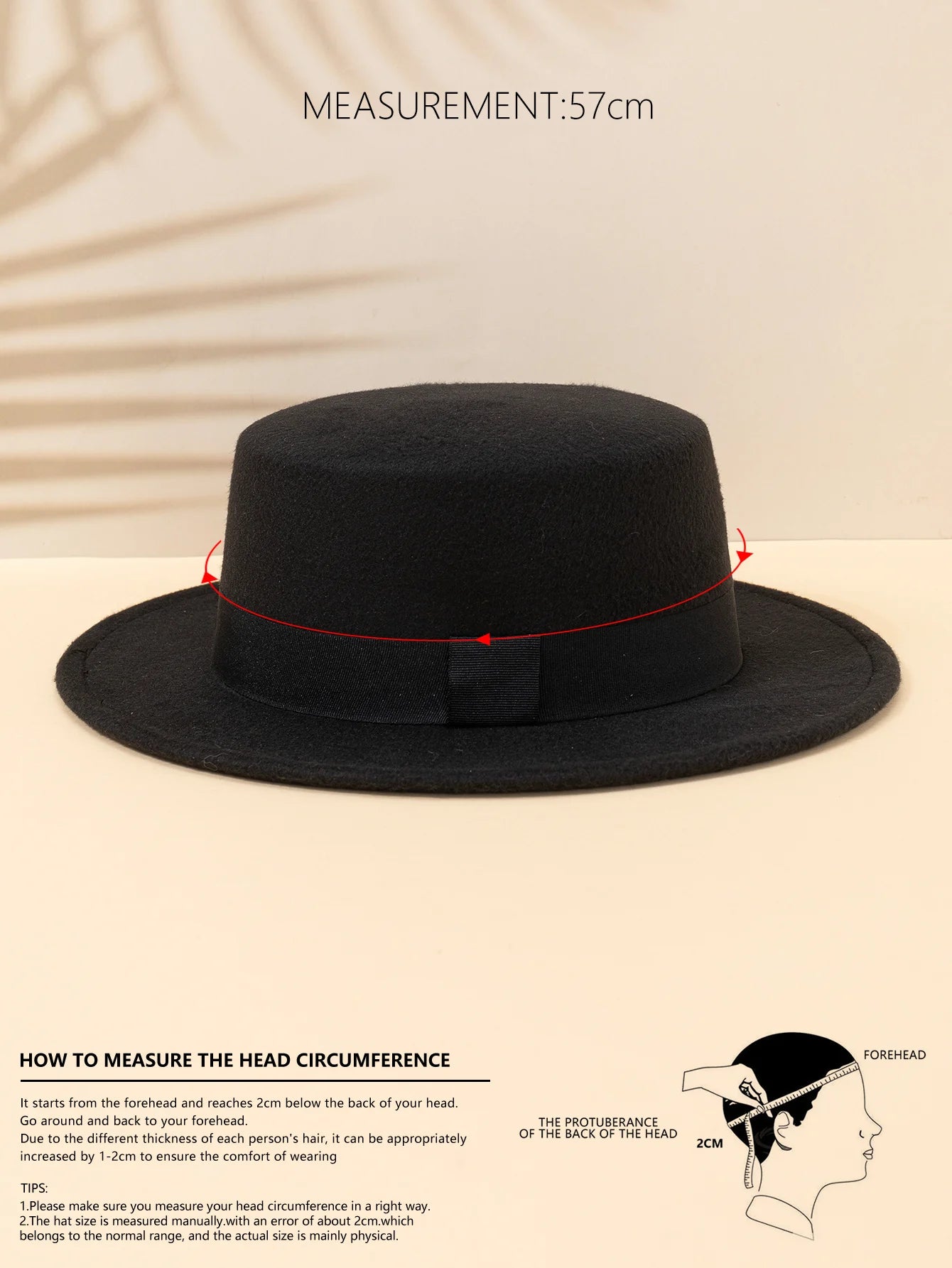Chapeau haut de forme en laine pour femme, noir, vintage, style anglais,
