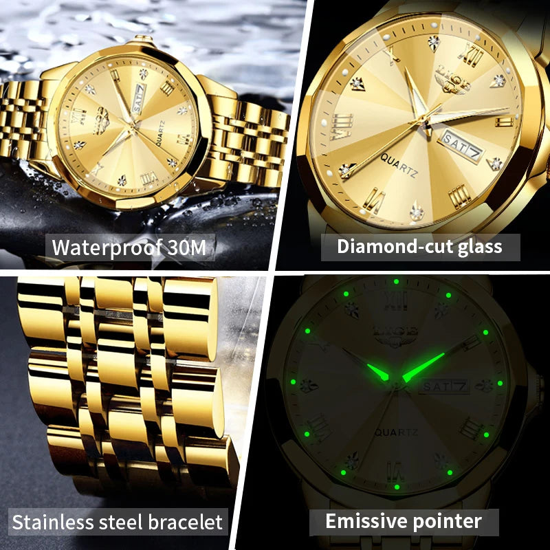 montre-bracelet à quartz pour femme