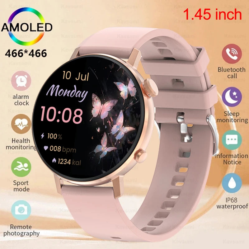 montre intelligente étanche pour femme