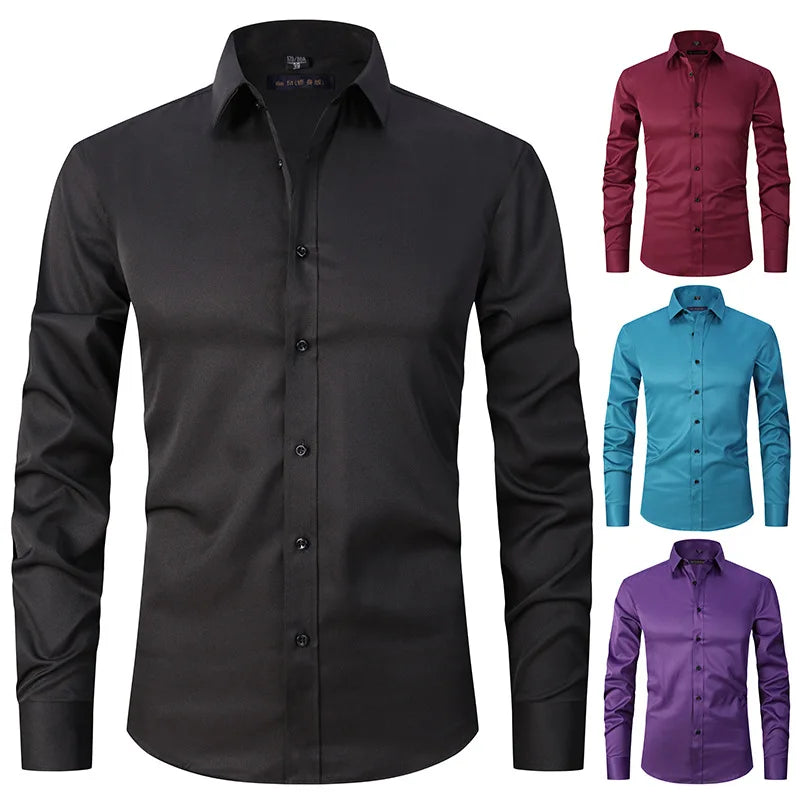 chemise à manches longues pour homme