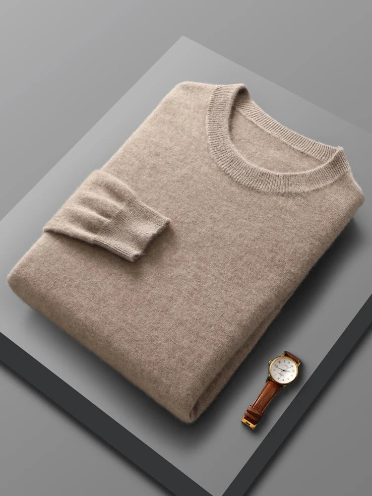 pull en laine mérinos pour homme