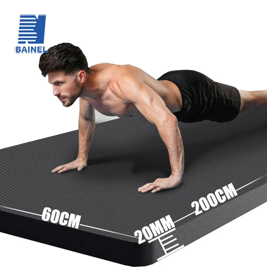 a-Tapis de Yoga, de gymnastique, 20MM, Protection de l'environnement, anti-dérapant, sport,  Fitness,