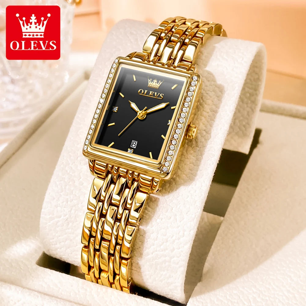 montre à quartz pour dame,  marque  de luxe,  étanche,