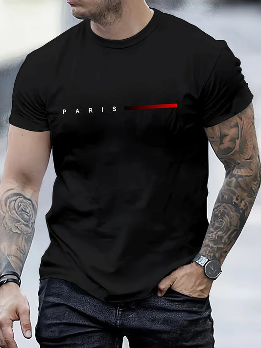 T-shirt ample à manches courtes et col rond pour homme, haut décontracté, 100% coton
