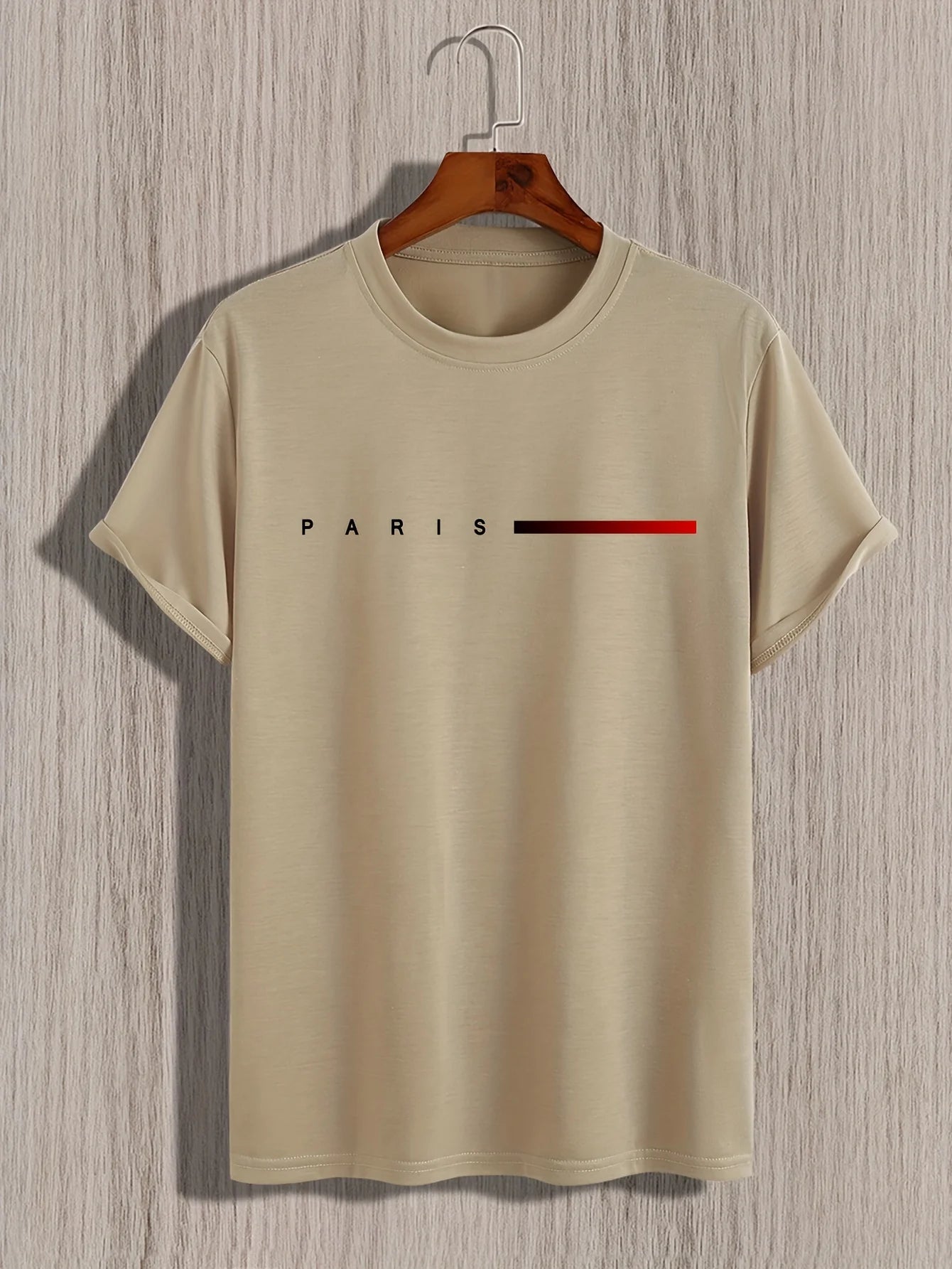 T-shirt ample à manches courtes et col rond pour homme, haut décontracté, 100% coton