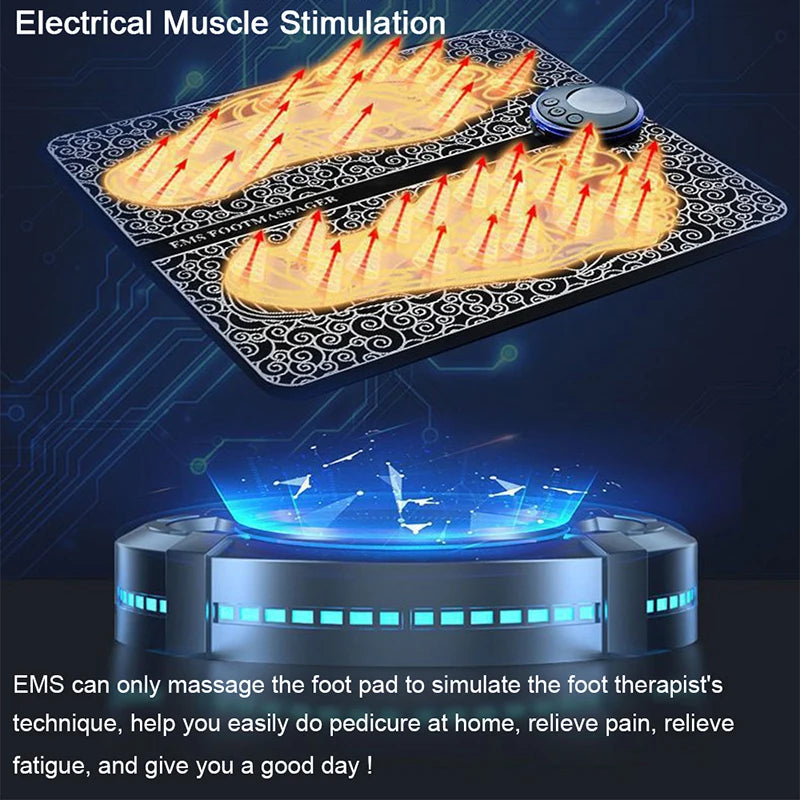 tapis de massage électrique des pieds