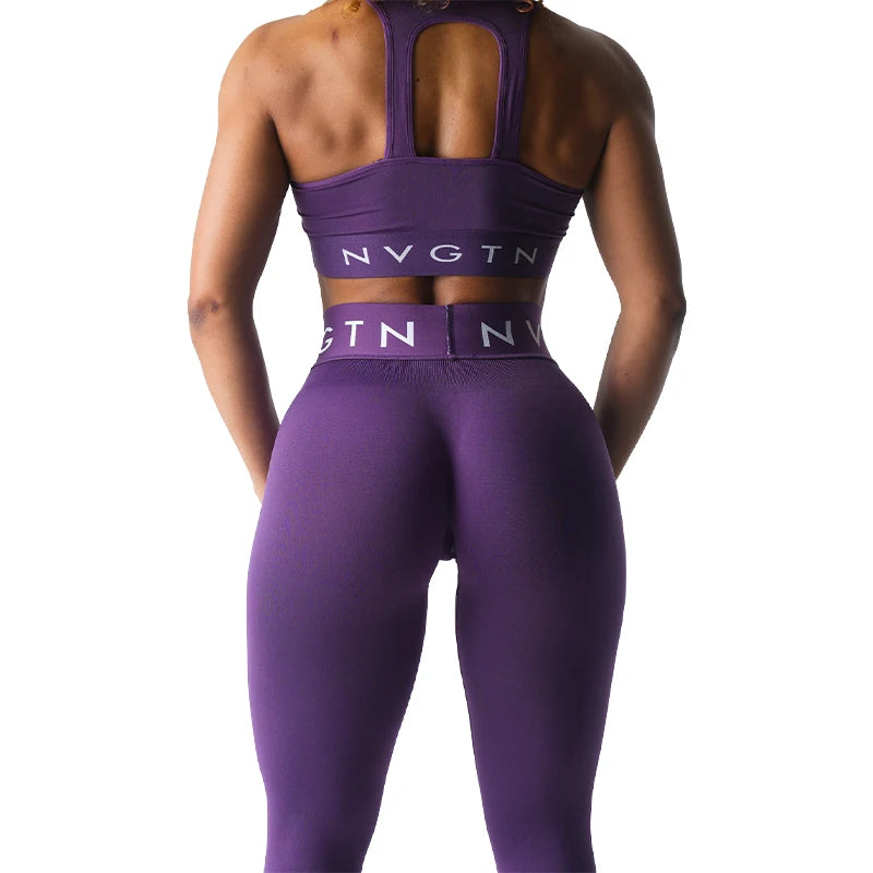 legging de sport sans couture pour femme