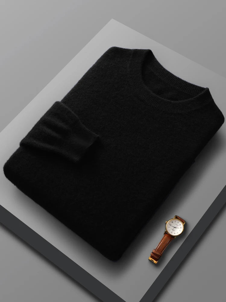 pull en laine mérinos pour homme