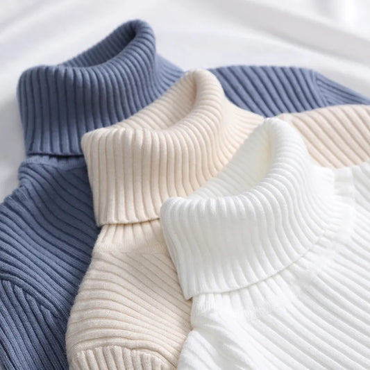pull à col roulé pour femme