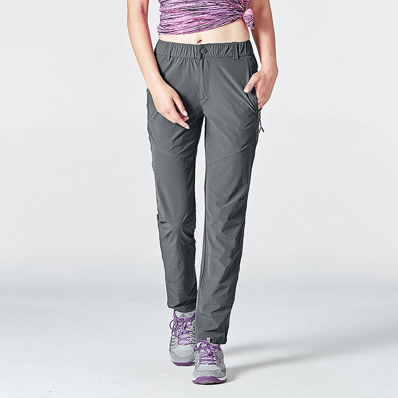 pantalon de randonnée imperméable pour femme, séchage rapide, pantalon d'extérieur, camping, escalade, trekking, montagne,