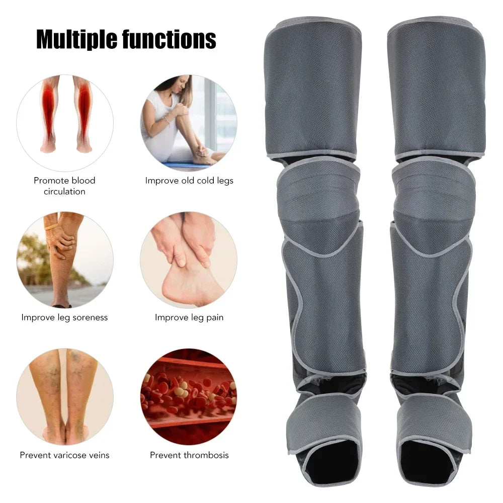 masseur électrique des pieds et mollets, pression d'air,  améliore la circulation sanguine