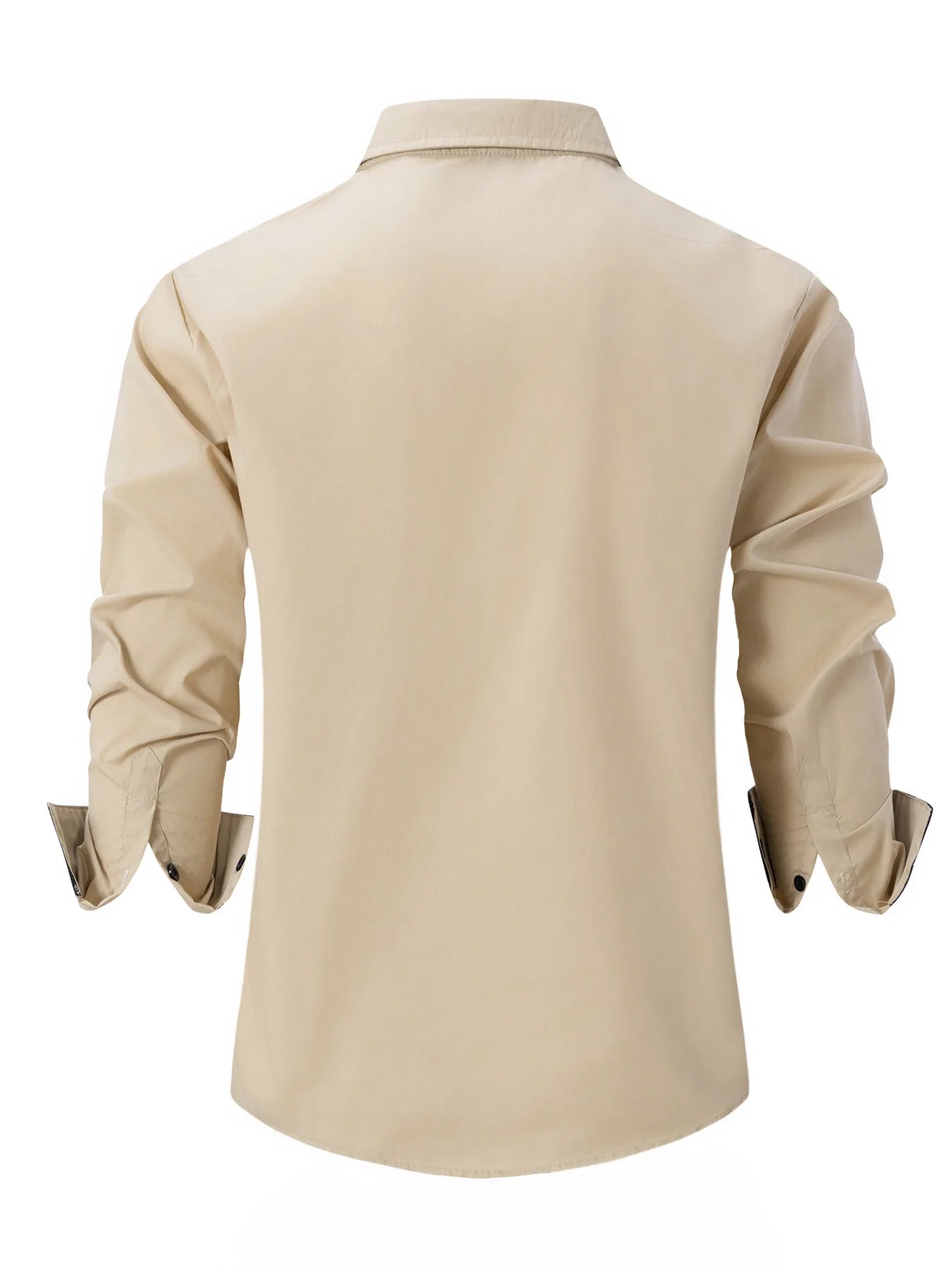 Chemise d'affaires à manches longues pour homme,