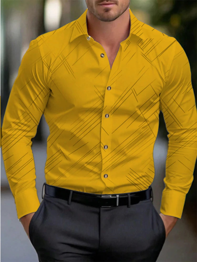 chemise à manches longues pour homme, vêtement surdimensionné pour affaires, décontracté, à la mode,