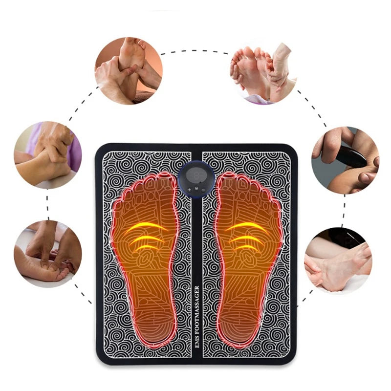 tapis de massage électrique des pieds