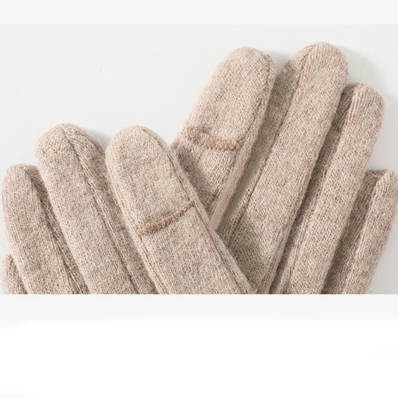 Gants fins en cachemire pour femme,  automne et hiver