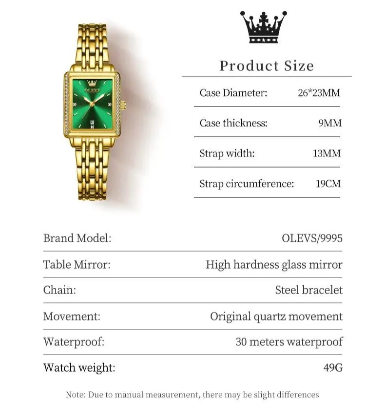montre à quartz pour dame,  marque  de luxe,  étanche,
