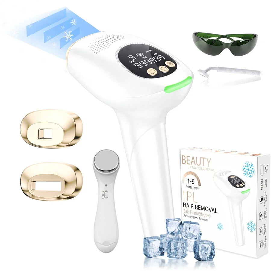 Épilateur laser 3 en 1 pour femme,