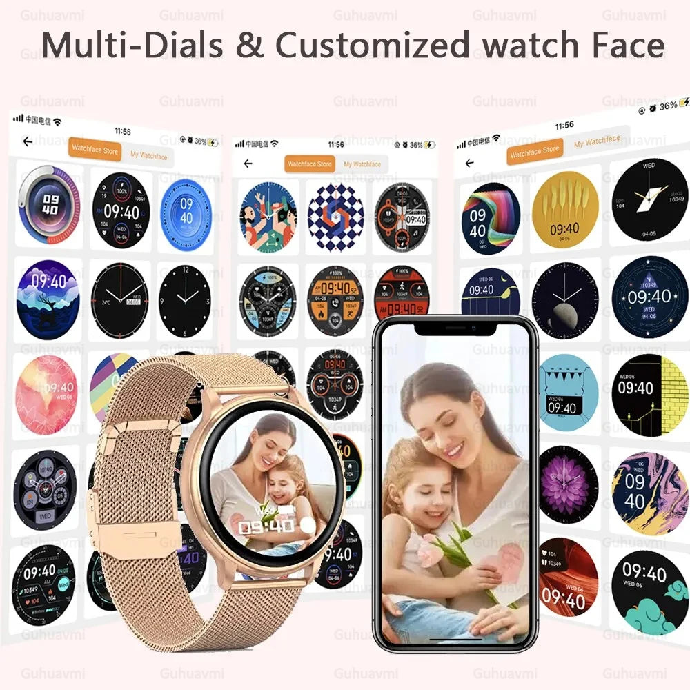 montre intelligente étanche pour femme