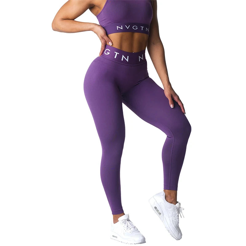 legging de sport sans couture pour femme