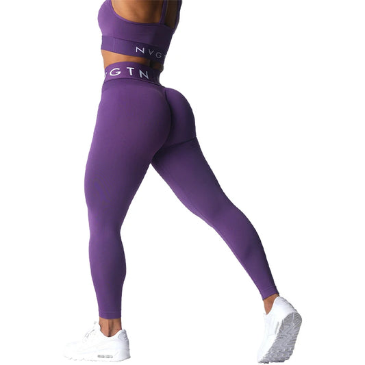 legging de sport sans couture pour femme