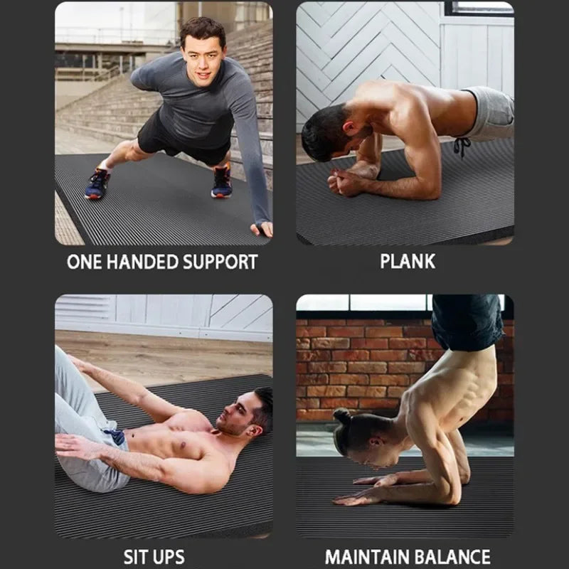 a-Tapis de Yoga, de gymnastique, 20MM, Protection de l'environnement, anti-dérapant, sport,  Fitness,