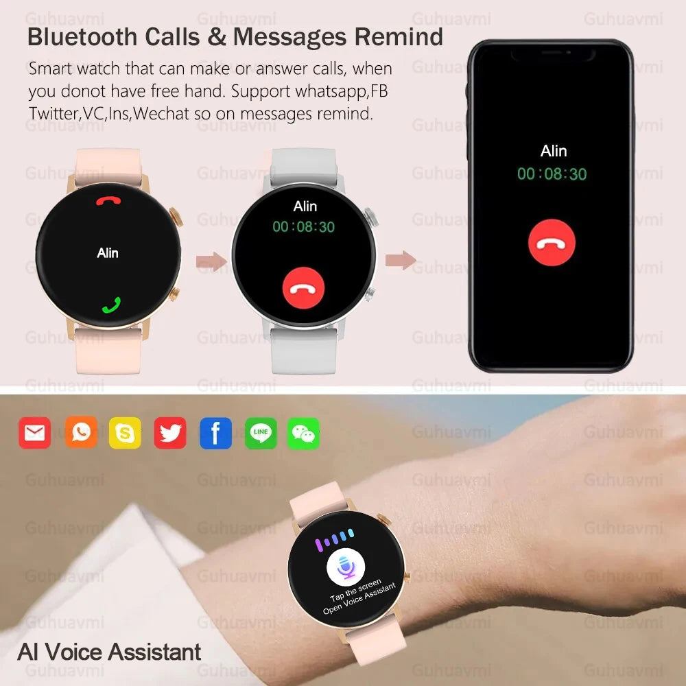 montre intelligente étanche pour femme
