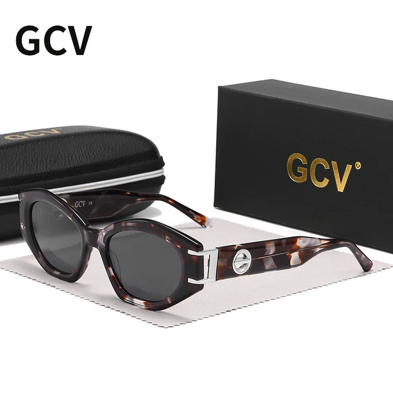 a-lunettes de soleil pour femmes,  oeil de chat, lunettes de soleil polarisées, Protection UV