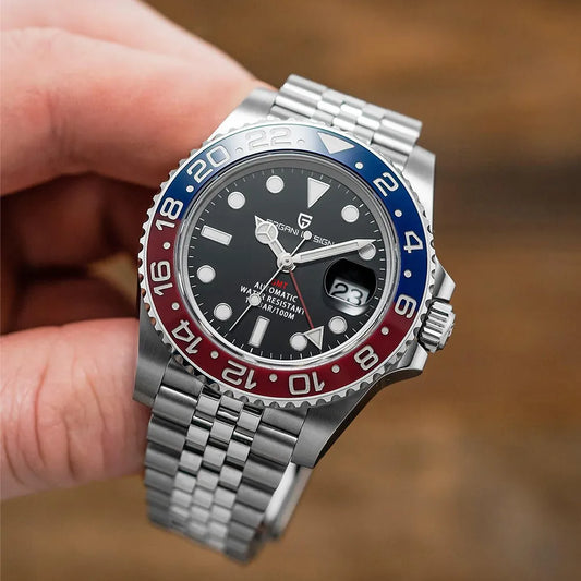 montre-bracelet mécanique pour homme