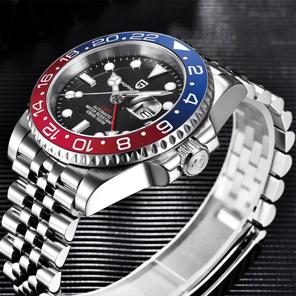 montre-bracelet mécanique pour homme