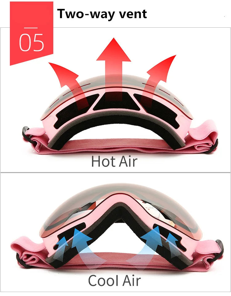 lunettes de ski pour homme et femme