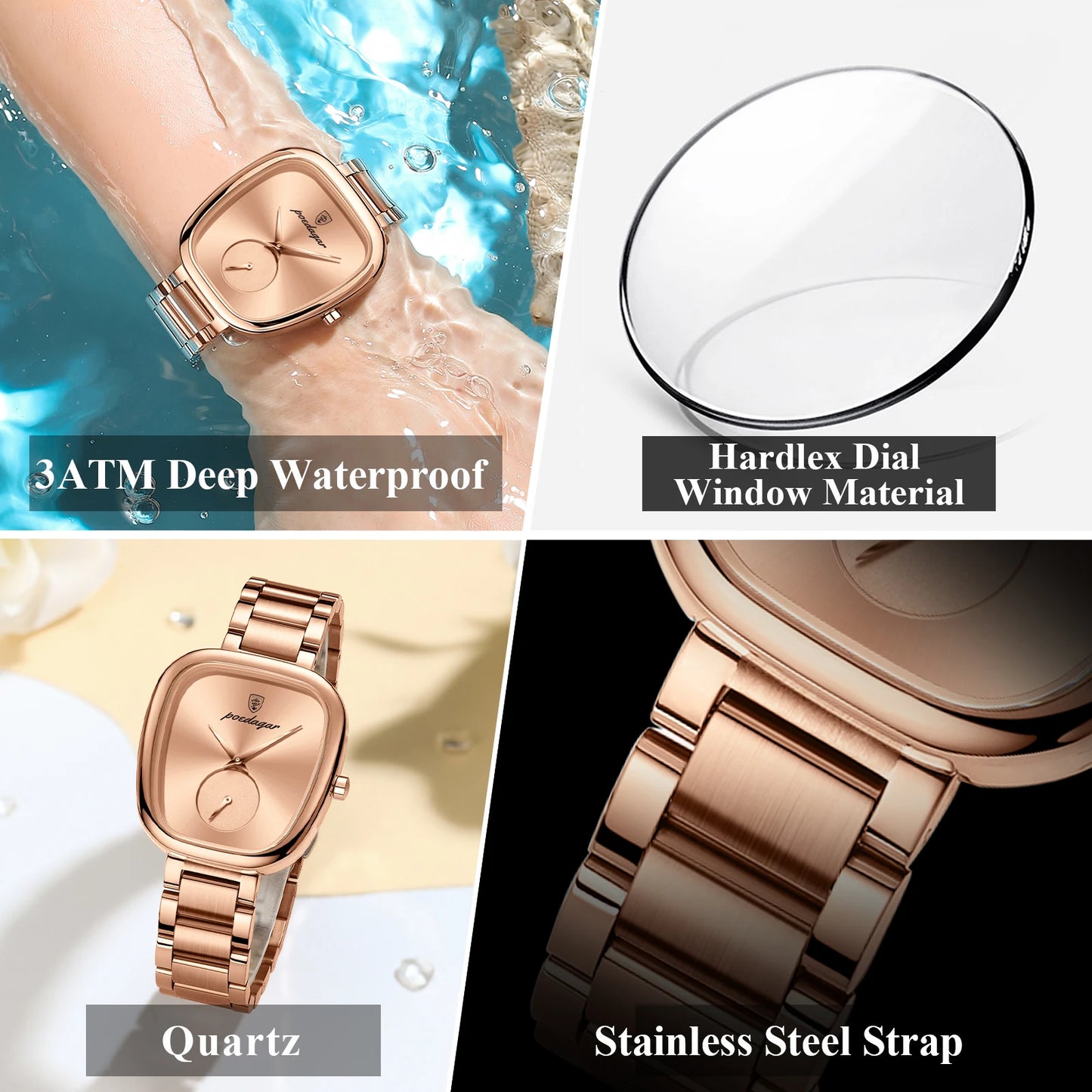 montre à quartz pour femme