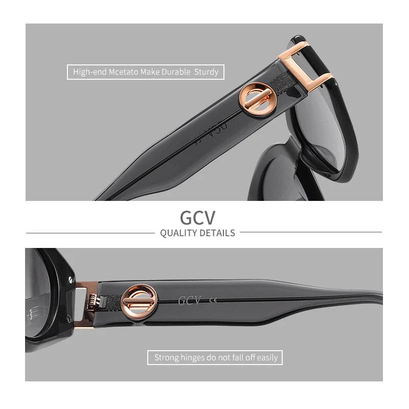 a-lunettes de soleil pour femmes,  oeil de chat, lunettes de soleil polarisées, Protection UV