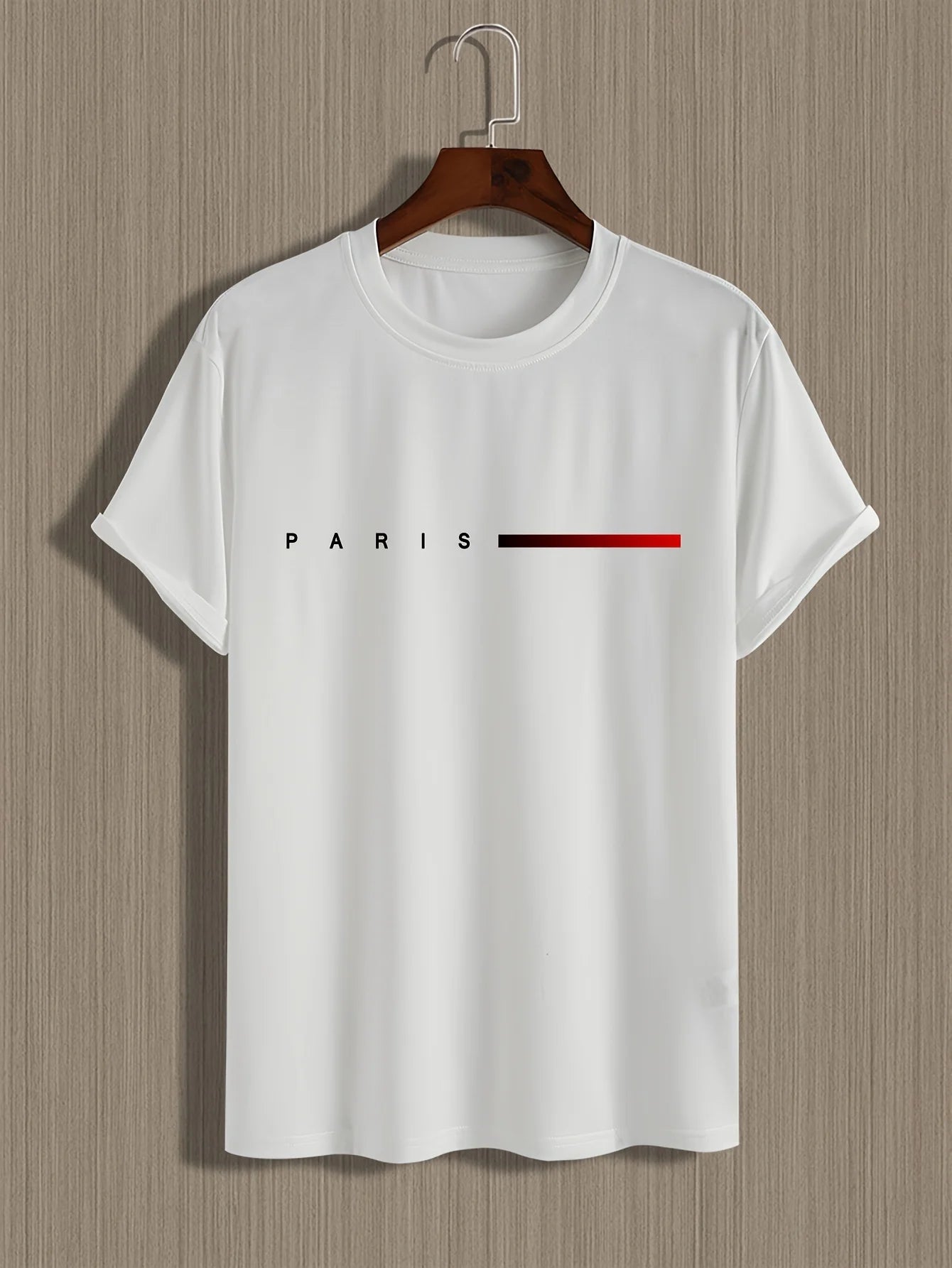 T-shirt ample à manches courtes et col rond pour homme, haut décontracté, 100% coton