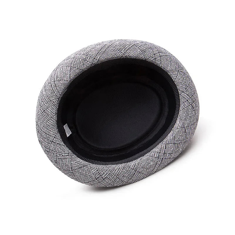 Chapeau haut de Protection solaire, en coton, pour homme, chapeau de Jazz, Simple et rétro,