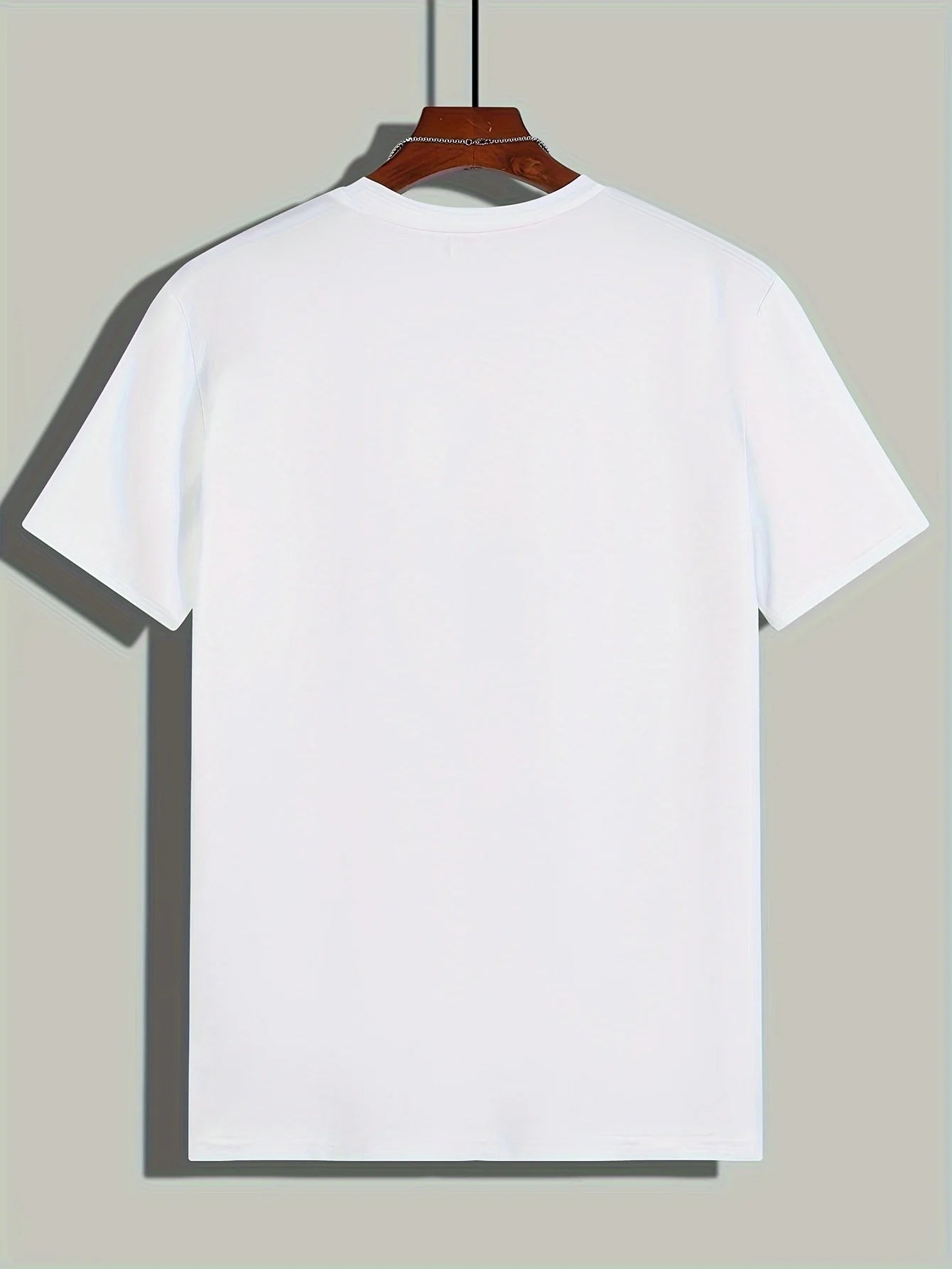 T-shirt manches courtes, col rond, homme, 100% coton, taille ample, motif créatif imprimé, coupe cintrée, sport, décontracté,