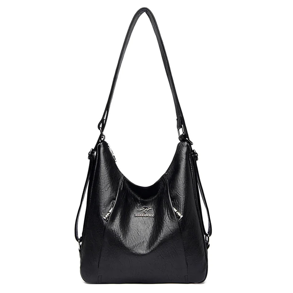 a-sac à main de luxe en cuir de haute qualité pour femme, sac à bandoulière multifonction, sac à dos de voyage