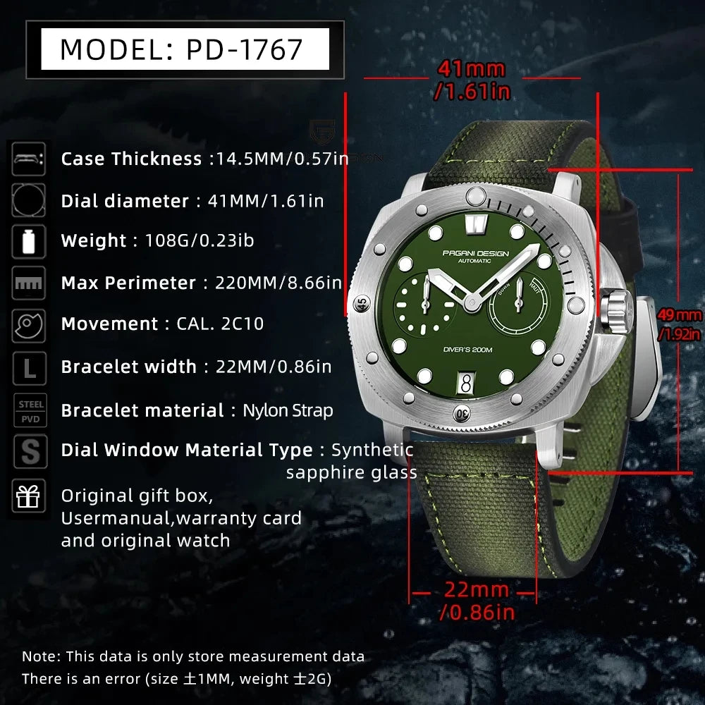 montre mécanique de luxe pour homme