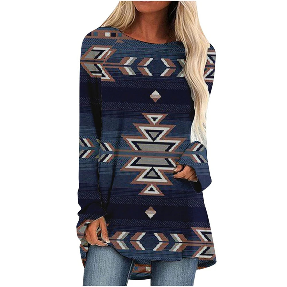 T-Shirt à Manches sulfet,  Col Ras du Cou, pour Femme, Vêtement Confortable et Décontracté,