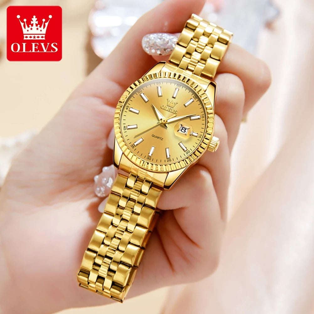 montre à quartz étanche pour femme