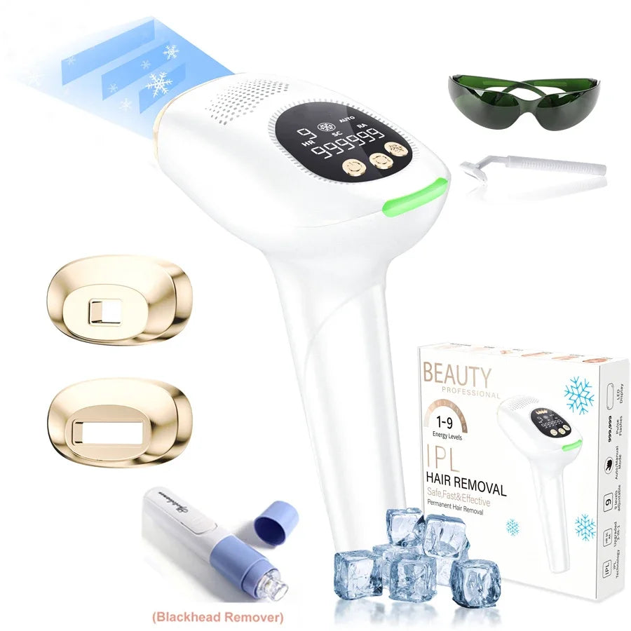 Épilateur laser 3 en 1 pour femme,